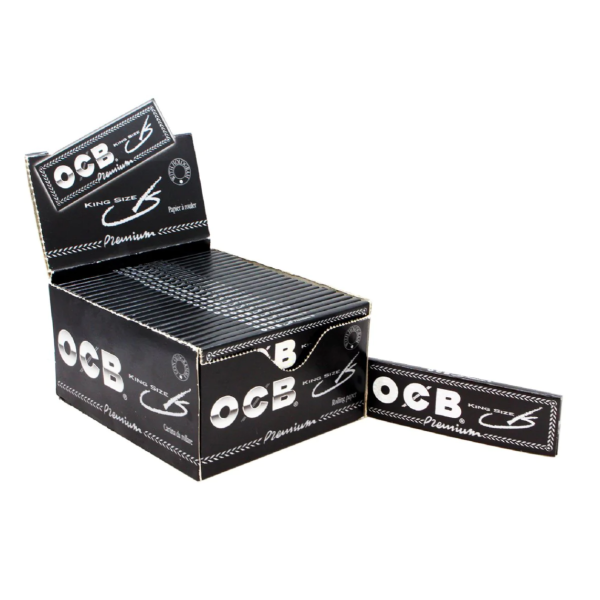 OCB Premium King-size (Wide) black (Non-Slim)