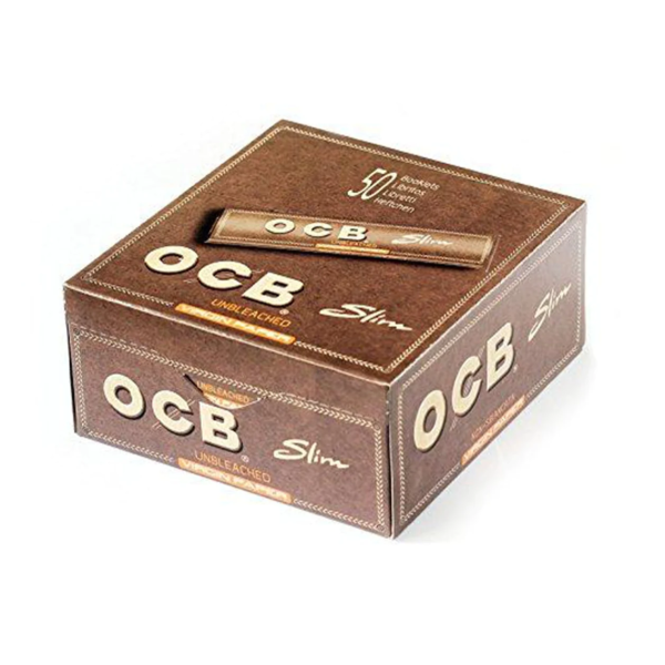 OCB Virgin King Size Slim Unbleached Rolling Paper