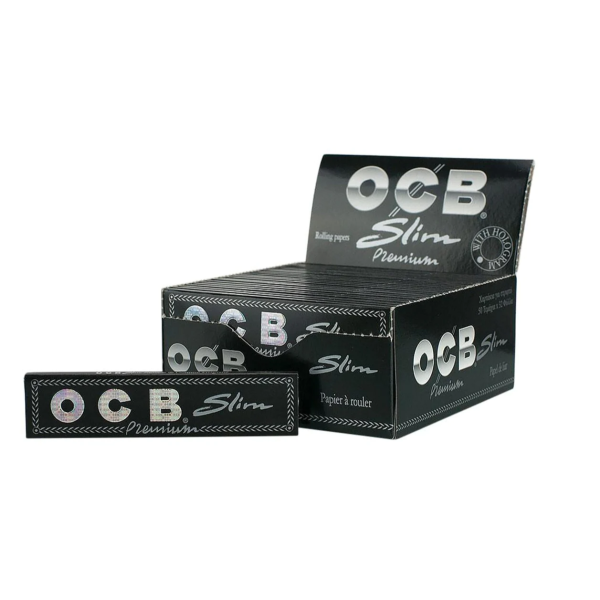 OCB Premium King Size Slim Rolling Papers - 50 Per Box